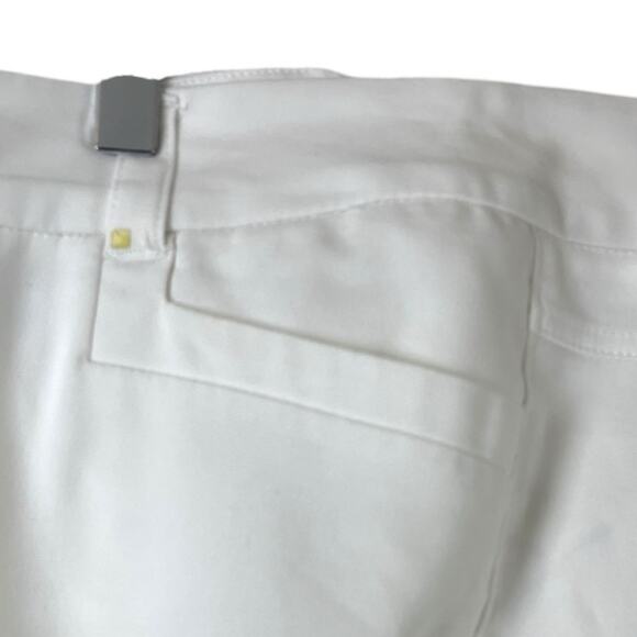 Style & Co. White Crop Pants Cuffed Mid Rise Stretch Women’s Plus Size 14 - Picture 5 of 9